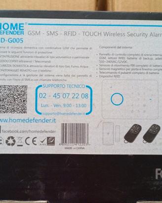 Centrale allarme Home Defender