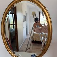 Specchio oro effetto anticato