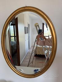Specchio oro effetto anticato