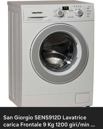 Lavatrice 9kg 1200giri