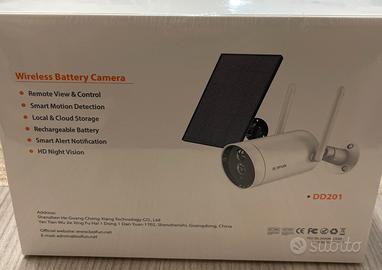 Telecamere con pannello solare