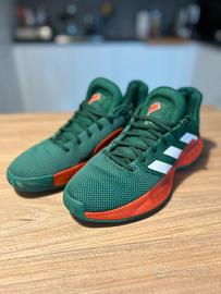 Adidas Pro Bounce Madness Low Miami Hurricanes