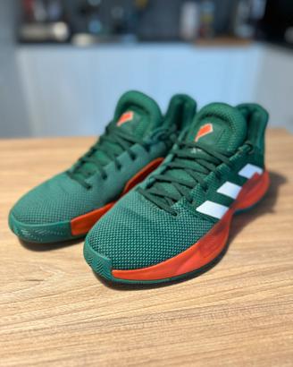 Adidas Pro Bounce Madness Low Miami Hurricanes