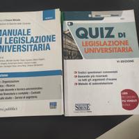 Manuale di Legislazione universitaria+ quiz