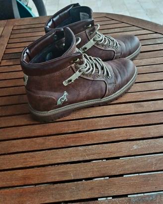 Stivaletti Australian uomo marroni stile biker
