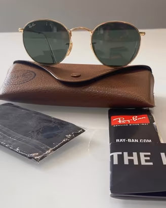 Ray-Ban Round Metal - montatura oro
