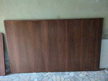 Grande piano tavolo in noce nazionale 230×135 cm