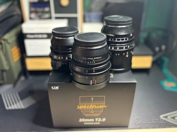 Obbiettivi cine 7 artisans spectrum L-mount