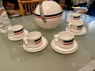 Splendido set pagoda Guzzini anni 70