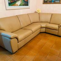 Divano angolare ecopelle