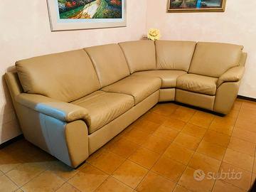 Divano angolare ecopelle
