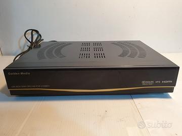 DECODER GOLDEN MEDIA HD COMPATIBILE TIVU'SAT