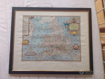 Quadro - mappa old England