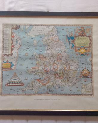 Quadro - mappa old England