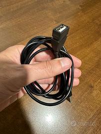 Cavetto nero prolunga 1.5 m , usb-A maschio femmin