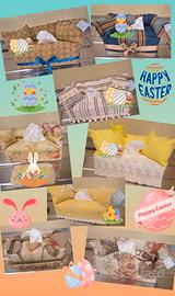 Cover portafazzoletti divanetto regal Pasqua 