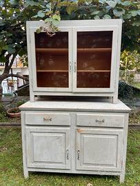 Vetrina Vintage in abete primi 900