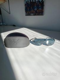 occhiali a specchio Armani