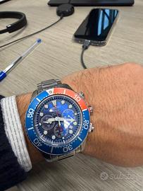 Seiko cronografo Solar V175 pepsi