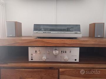 Amplificatore + giradischi + casse