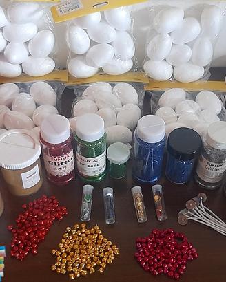 Lotto Fai Da Te - Candele, Glitter e Feste