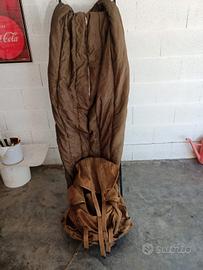 zaino con sacco a pelo militare 
