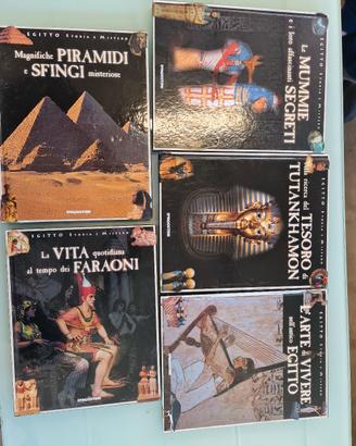 Lotto 5 Libri  Egitto Storia e Mistero