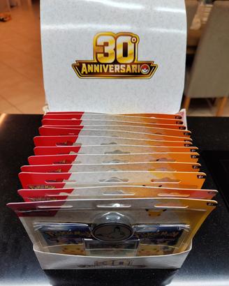 Pokémon Blister Blister 2 Buste 30° Anniversario