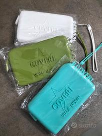 tris Pochette porta cellulare in silicone Coveri