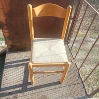 sedie in paglia usate
