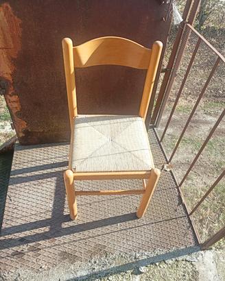 sedie in paglia usate