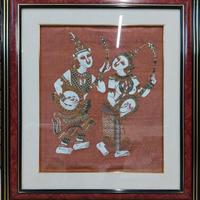 Quadri in stoffa stampata 