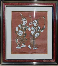 Quadri in stoffa stampata 