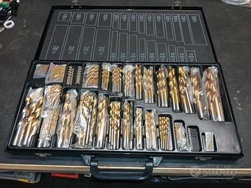Set punte trapano ferro valigetta