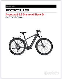 Focus Aventura2 6.6 Diamond Black DI E-CITY