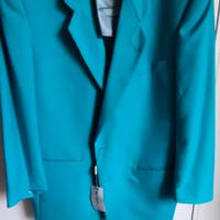 Giacca leggera donna taglia 54 color turchese