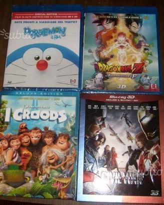 BLU-RAY 3D e FILM ANIMAZIONE