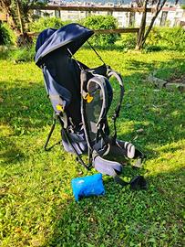 Zaino Deuter porta bimbi trekking + telo pioggia