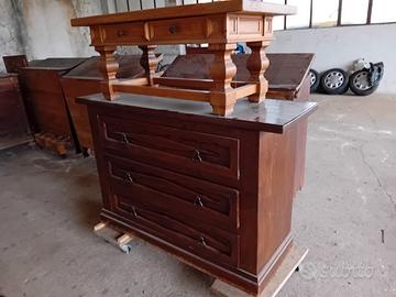comò e tavolino in rovere 