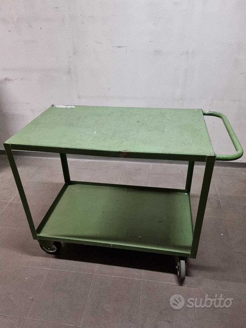 DURHAND Carrello Porta Utensili A 2 Ripiani, Carrello Da Officina E Garage In Acciaio 84 - Foto 10