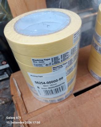 8 Rotoli Nastro Carta Mascheratura 18mm x 50 m