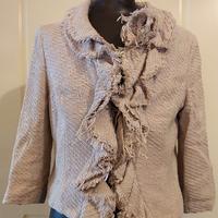 Giacca chic da donna in tricot rosa Biancoghiaccio