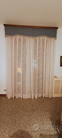 Coppia Tende in Pizzo / Filet Vintage Shabby Chic
