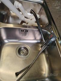 Piano cottura pozzetto lavello