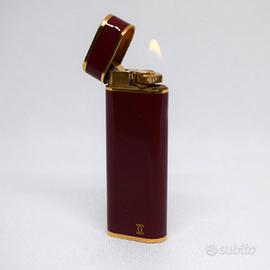 Cartier - Gold Plaque and Bordeaux
