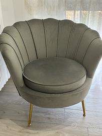 Poltrona velluto