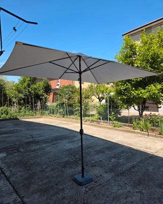 Ombrellone da giardino con base