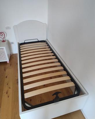 Letto singolo con contenitore