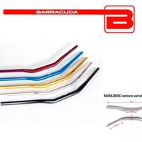 BARRACUDA Manubrio 28/22 Ergal Piega Bassa