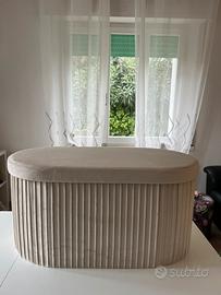 Pouf contenitore 76x38x35 cm